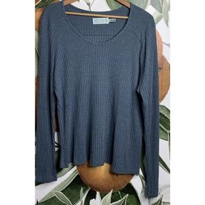 Aventura XL Modal Blend Soft Ribbed Long Sleeve Shirt